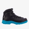 Bota Impermeável Cronos Nanox Feminina Preto e Azul Vento - Preto e Azul - Imagem 1