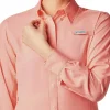 Camisa Womens Tamiami II Manga Longa Columbia - Rosa - Imagem 4