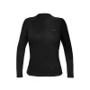 T-Shirt Manga Longa Thermoplus Feminina Curtlo - Preto - Imagem 1