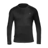T-Shirt Manga Longa Thermoplus Masculina Preta Curtlo - Preto - Imagem 1
