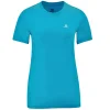 Camiseta Trainning Manga Curta Feminina Salomon - Azul - Imagem 1
