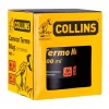 Caneca Termo 400 ML com Tampa de Aço Inox Collins - Prata e Preto - Imagem 4
