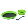 Conjunto de Cozinha Dobrável com 3 Peç Azteq - Verde, Azul e Vermelho - Imagem 1