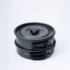 Conjunto de Panelas com 2 Peç e Chaleira Preto Hawapi - Preto - Imagem 4