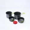 Conjunto de Panelas Camping 4 Peç Ultraleve Verde Limão Hawapi - Verde Limão - Imagem 1