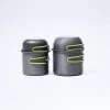 Conjunto de Panelas Camping 4 Peç Ultraleve Verde Limão Hawapi - Verde Limão - Imagem 5