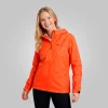 Jaqueta Anorak Element Impermeável Feminina Laranja Acampar - Imagem 1