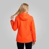 Jaqueta Anorak Element Impermeável Feminina Laranja Acampar - Imagem 3