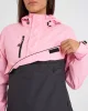 Jaqueta Anorak Impermeável Feminina Snow Galapagos - Rosa e Preto - Imagem 1