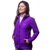 Jaqueta Fleece Feminina Conquista Glaciar - Leve para Trilhas e uso Urbano - Roxo - Imagem 2