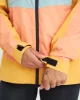 Jaqueta Impermeável Feminina Darwin Evolution Galapagos - Azul, Salmão e Amarelo - Imagem 5