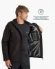 Jaqueta Impermeável Darwin Evolution Masculina - Preto - Imagem 10