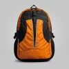 Mochila Air 30L Preto Laranja Outdoor com Capa de Chuva Acampar - Imagem 1