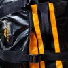 Mochila de Mão Duffle Bag 120L Impermeável Preta Acampar  - Imagem 9