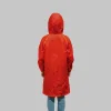 Poncho Capa de Chuva Infantil Vermelho Acampar - Imagem 3