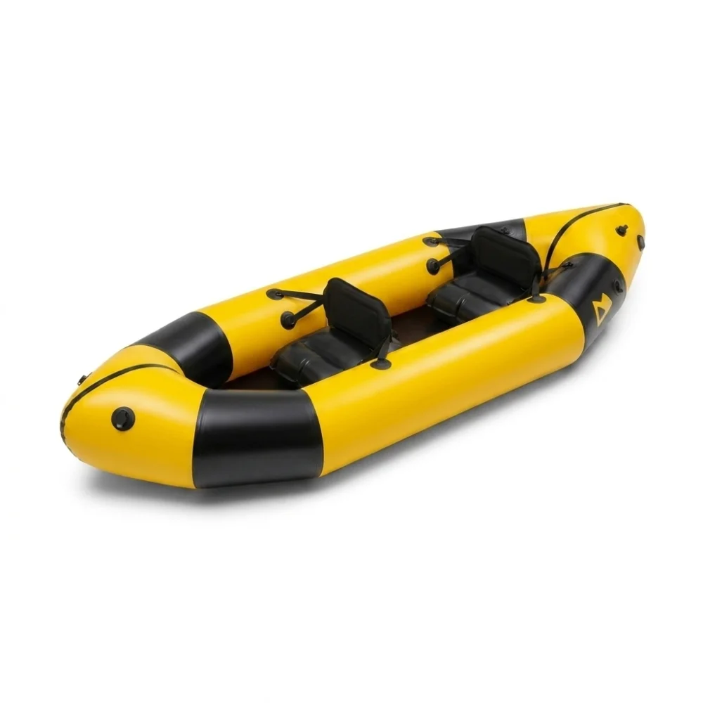 Caiaque Inflável Packraft 2 Lugares Ultraleve, Compacto e Resistente - Imagem 1