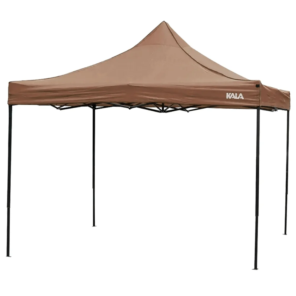 Gazebo Dobrável Pagoda 3M X 3M Kala - Marrom - Imagem 1