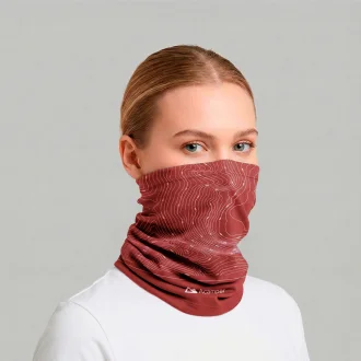 Bandana Tubular Unissex Acampar - Bordô