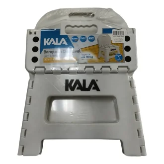 Banqueta Encosto Branco Dobravel 22Cm Kala