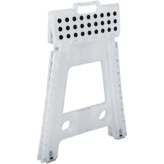 Banqueta Plástica Dobrável 45Cm Kala - Branco