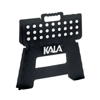 Banqueta Plástica Dobrável 22Cm Kala - Preto