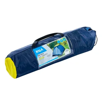 Barraca San Valentin Com Bolsa Para Transporte 4 Pessoas Kala - Azul E Amarelo