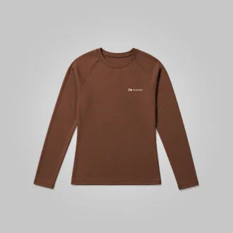 Blusa Segunda Pele Thermo Feminina Acampar Marrom