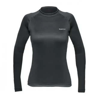 Blusa Segunda Pele X Power Zip Polartec Feminina Solo - Preto