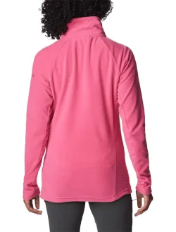 Blusa Fleece Glacial Lv 1/2 Zip Columbia - Rosa