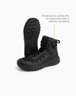 Bota Arion 2.0 6 Invictus - Leveza, Proteção E Alta Performance - Preto