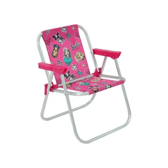 Cadeira Infantil Aluminio Barbie Bel