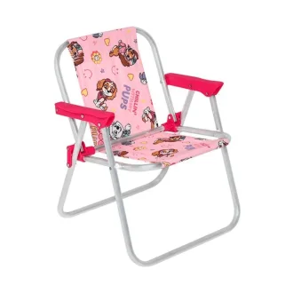 Cadeira Infantil Aluminio Patrulha Canina Pink Bel