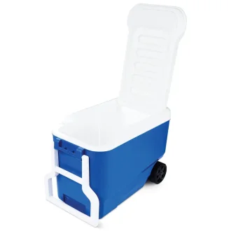 Caixa Térmica Com Rodas 36L Igloo - Azul E Branco