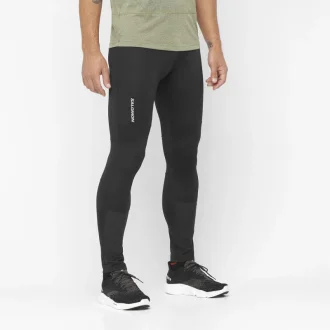 Calça Cross Run Tight Masculina Salomon - Preto