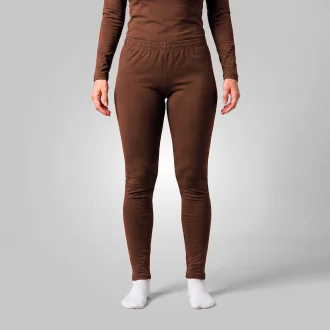 Calça Segunda Pele Feminina Acampar Térmica Marrom