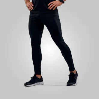 Calça Segunda Pele Masculina Acampar Térmica Preta