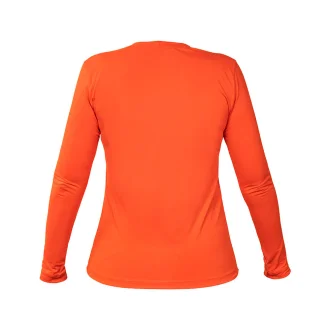 Camiseta Active Fresh Manga Longa Feminina Curtlo - Laranja
