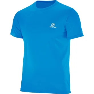Camiseta Comet Manga Curta Uv50Masculina Salomon - Verde Limão