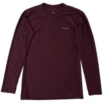 Camiseta Dry Cool Feminino Manga Longa Conquista - Vinho