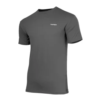 Camiseta Dry Uv50+ Manga Curta Masculina Acampar - Chumbo