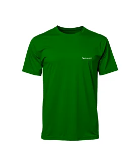 Camiseta Dry Uv50+ Manga Curta Masculina Acampar - Verde