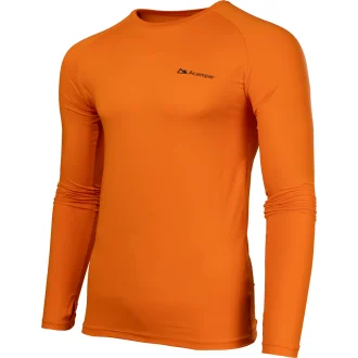 Camisa Poliamida Com Elastano Manga Longa Masculina Acampar - Laranja