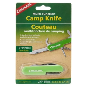 Canivete Camp Knife 5 Funções Coghlans - Verde