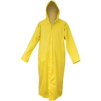 Capa De Chuva Pvc Com Forro Amarela Worker - Amarelo