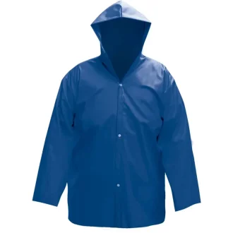 Capa De Chuva Pvc Sem Forro Worker - Azul