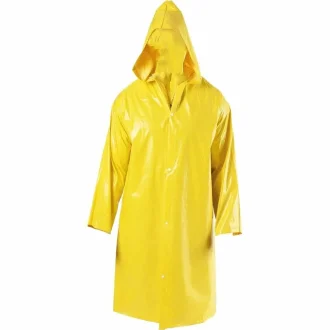 Capa De Chuva Trevira Com Capuz Amarela Worker - Amarelo