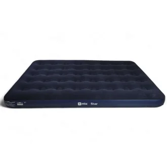 Colchão Inflável Star Casal Superfície Aveludada Pvc Ntk - Azul