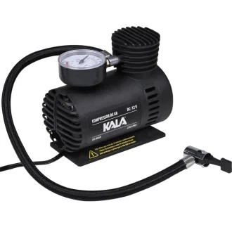 Compressor A Ar 12V Compacto 250Psi Kala - Preto