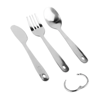 Conjunto De Talheres De Aço Inox Coghlans - Prata