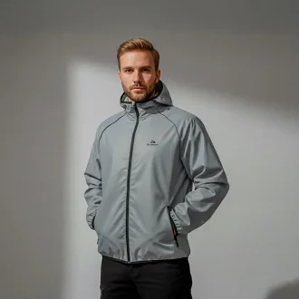 Jaqueta Corta Vento Refletiva Masculino Acampar